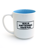 Seagull mug, gift for bird lover beach nautical decor