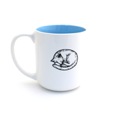 Cat negotiations mug-Blue Interior, funny gift for crazy cat lady, cat mom, pet lover