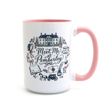 Meet Me at Pemberly Mug. Jane Austen fan,  Gift for reader
