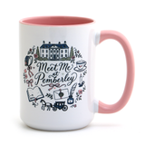 Meet Me at Pemberly Mug. Jane Austen fan,  Gift for reader
