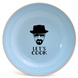 Let's Cook Snack Bowl, large blue serving bowl