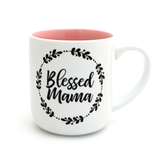 Blessed Mama mug, Red, Funny mug for Mom, Mother's Day gift – LennyMud