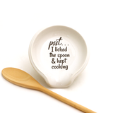 Funny spoon rest, No matter what happens we're eating it, gift for cook