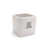 You Are Loved Planter, Pencil Cup, Container