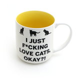 I Just F*ing Love Cats Mug