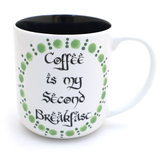 Coffee is my Second Breakfast Lord of the Rings Movie Mug