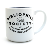 Bibliophile Mug, Society of Reading Addicts & Book Collectors