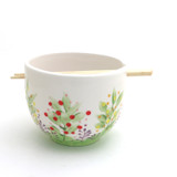 Garden Noodle bowl with chopsticks