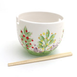 Garden Noodle bowl with chopsticks