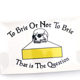 To Brie or Not To Brie platter, Cheese Plate, Hostess  Gift, Theater Lover