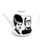 Frankenstein and Bride porcelain teapot, Made for each other