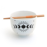 Moon Phase Noodle Chopstick Bowl
