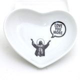 Jesus Love you More heart dish, ring holder, trinket dish