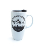Fellowship of the Rings travel mug, Not all those who wander are lost, LOTR, Hobbit