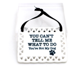 My Dog,  Funny Ceramic tile, ceramic wall hanging, Dog lover