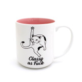 Classy Cat mug- mature language- funny cat mug