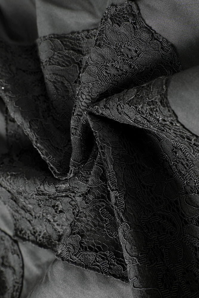 PRE-ORDER: Overload Black Handkerchief Maxi Skirt