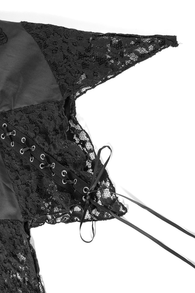 PRE-ORDER: Overload Black Handkerchief Maxi Skirt