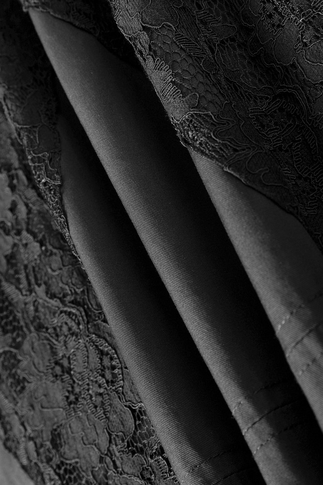 PRE-ORDER: Overload Black Handkerchief Maxi Skirt