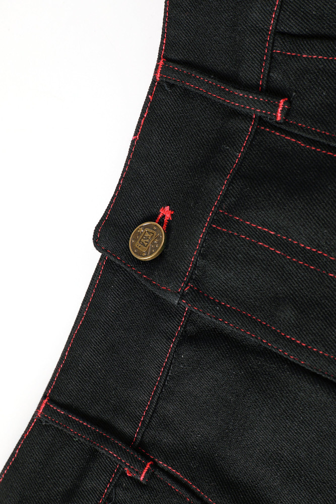 PRE-ORDER: Rave Black Denim Maxi Skirt