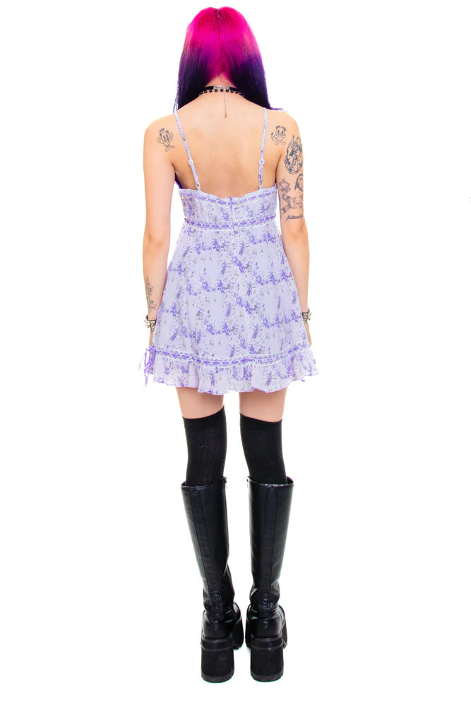 Babydoll Lavender Micro Slip Dress