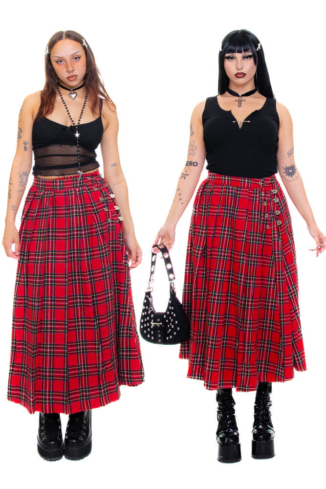 Muzzle Plaid Maxi Kilt