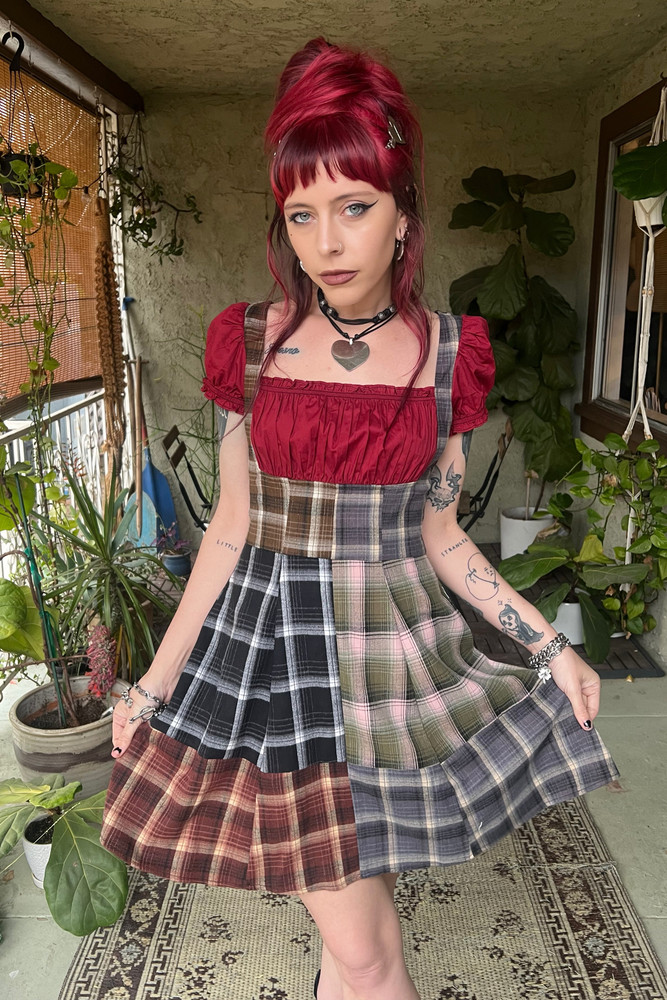 Alicia Underbust Patchwork Dress