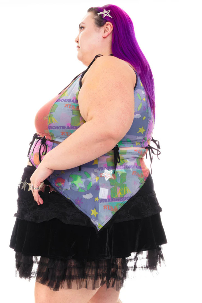 Gwendolyn Printed Tie-Up Camisole