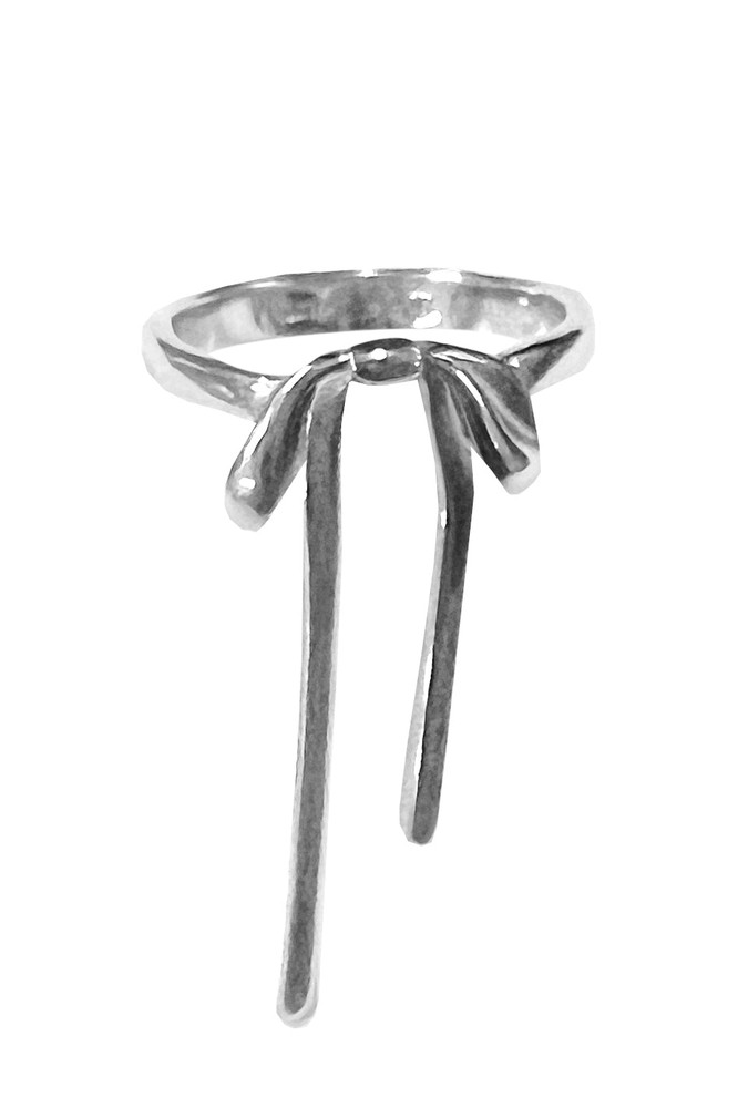 Bow Ribbon Stainless Steel Ring