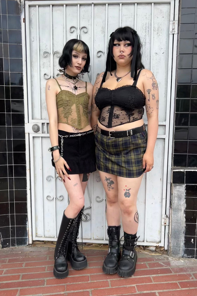 Nesta Black Bustier Top