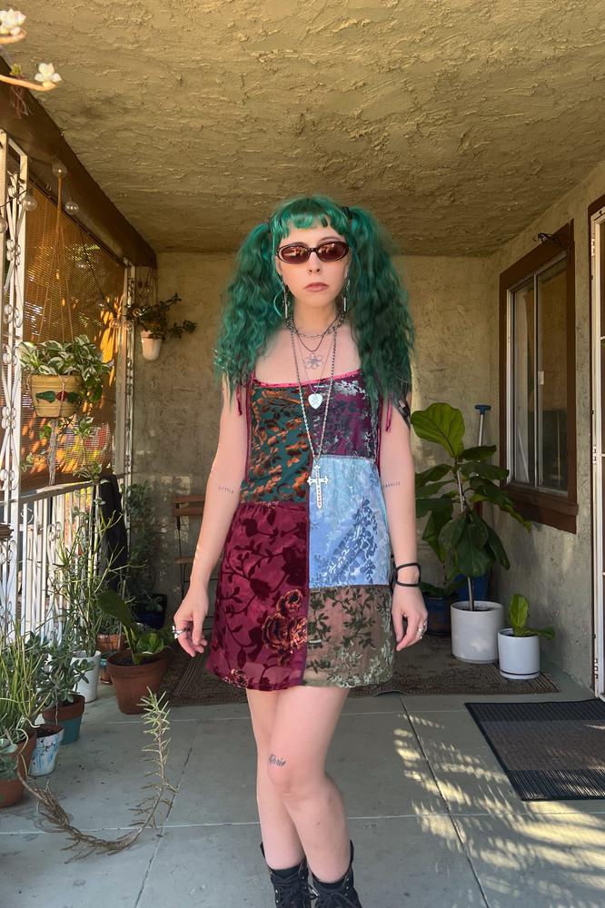 Patchwork Gretchen Swing Dress