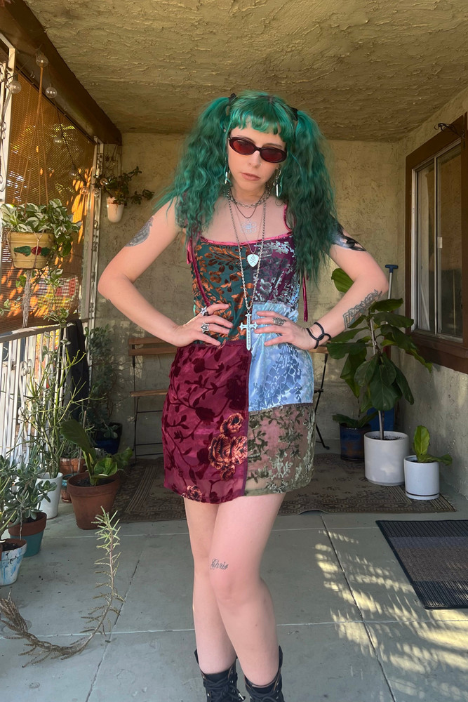 Patchwork Gretchen Swing Dress