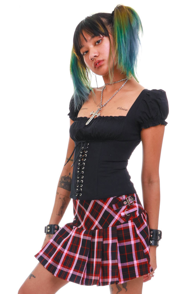 Alice Black Underbust Corset Top
