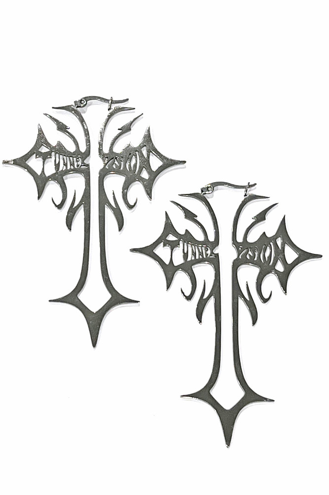 Gothique Cross Earrings