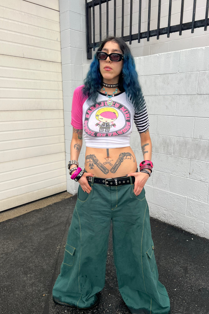 Strip Mall Green Twill Baggies