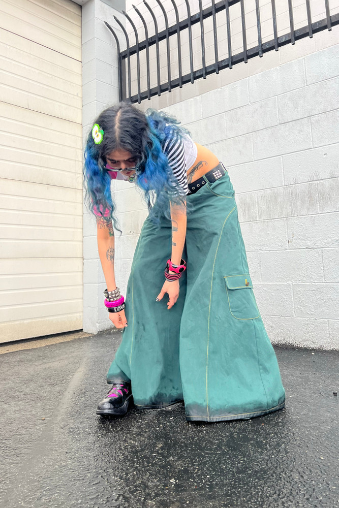 Strip Mall Green Twill Baggies