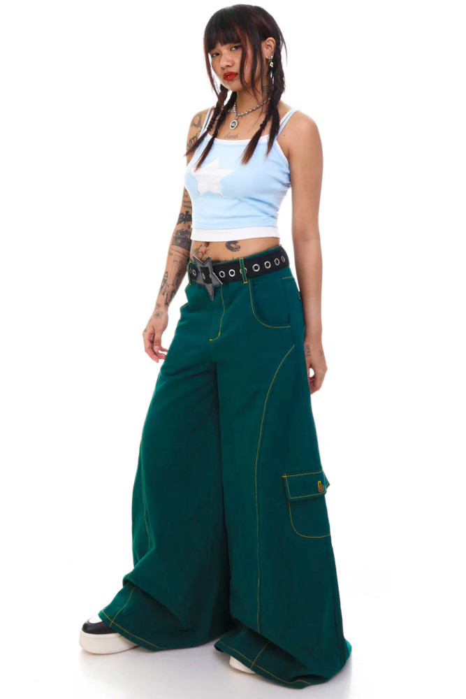 Strip Mall Green Twill Baggies