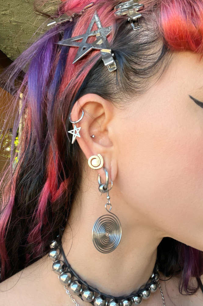 Spiral Stud Earrings