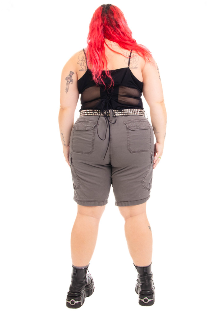 Vintage Y2K Unionbay Grey Cargo Shorts - XL/2X