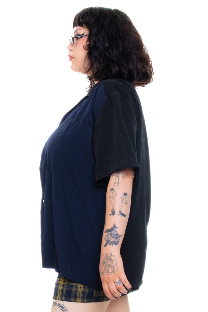 Vintage 90's Da Vinci Retro Bowling-Style Shirt - XL/2X