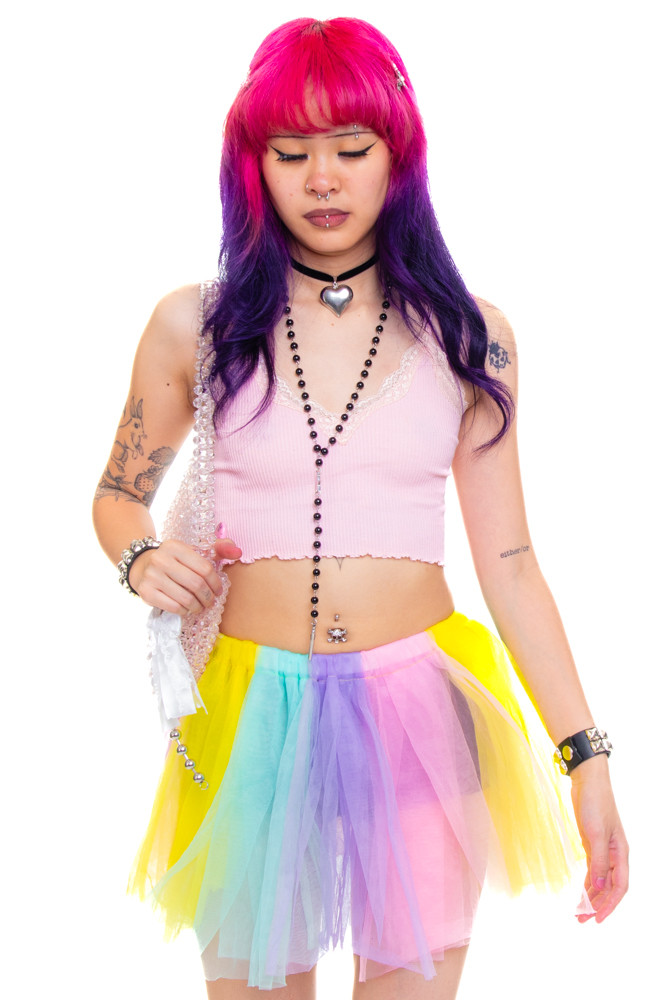 Vintage Y2K Sherbert Fairy Skirt - XXS/XS
