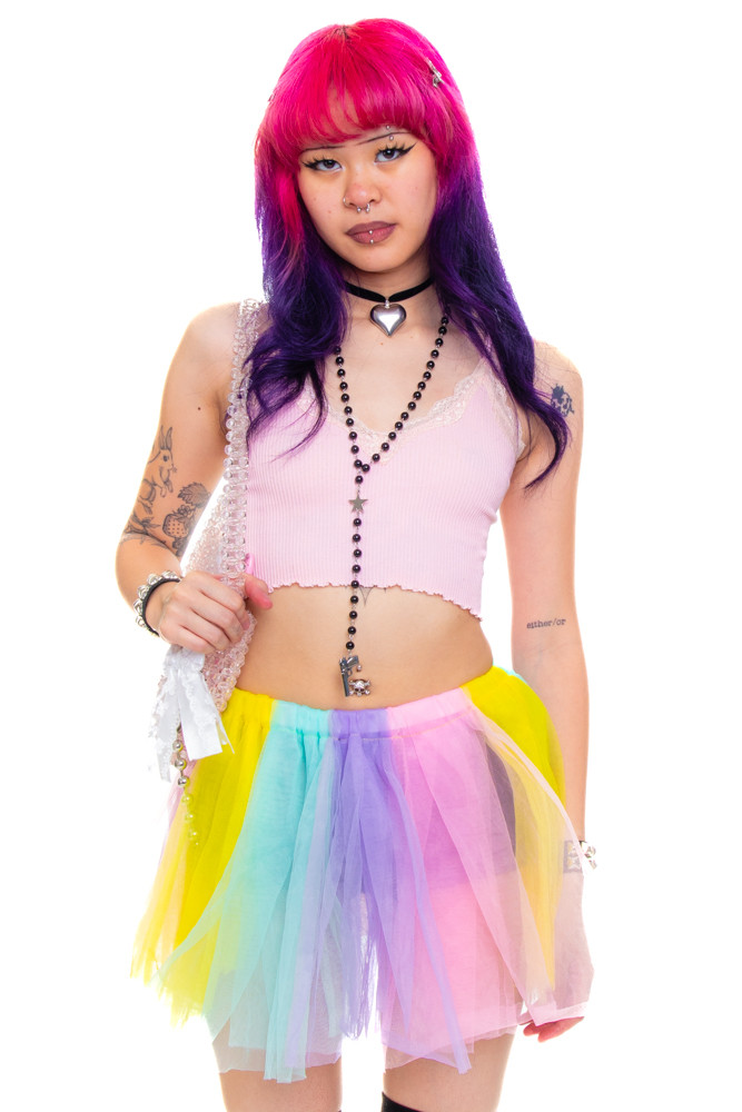 Vintage Y2K Sherbert Fairy Skirt - XXS/XS