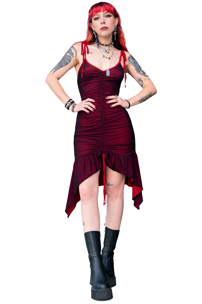 mesh fairy dress Colin Short Fairy Lace Dress With Mesh Layers – EM Clothing main image 0