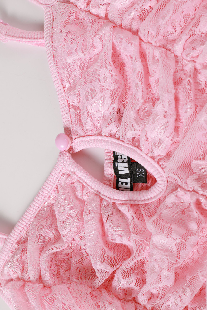 Fairy Tale Pink Lace Top - Tunnel Vision