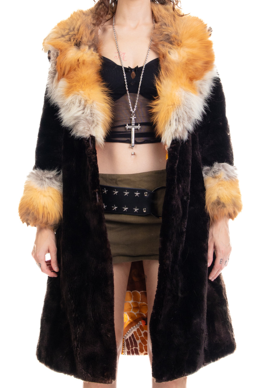 Vintage 70's Penny Lane Coat - One Size Fits Many - Tunnel Vision