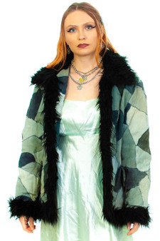 Vintage 90's Leather Patch Jacket