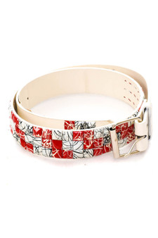Vintage Y2K Splatter Studded Belt