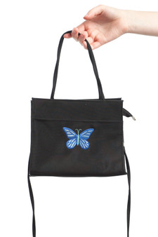 Vintage 90's Butterfly Satin Purse