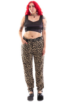 Vintage 90's Cheetah Fuzzy Pants