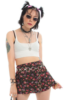 Vintage 90's Floral Easy Skirt